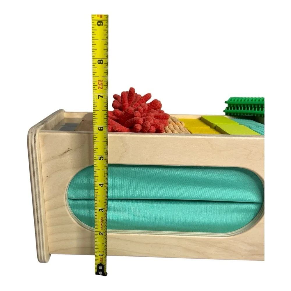 Lovevery Montessori Sensory Box Toy Guessing Game Wooden Analyst 46 47 48 MTH